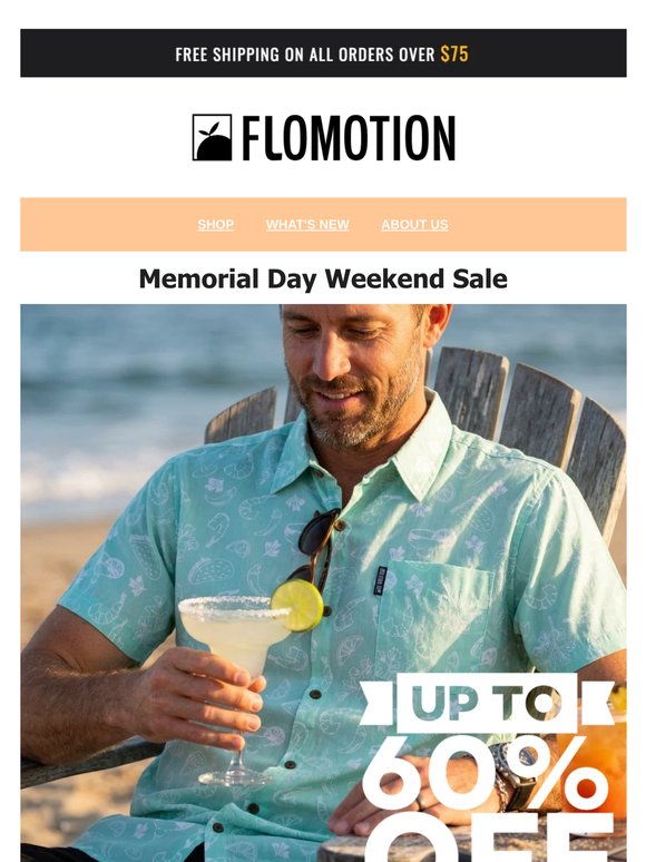 Memorial Day Sale is Live! 🇺🇸 Up to 60% OFF