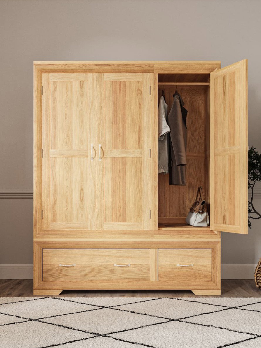 Bevel Triple Wardrobe