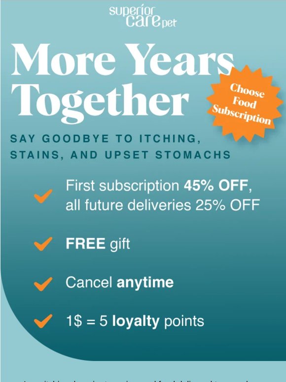 Why switch to a food subscription? 💡