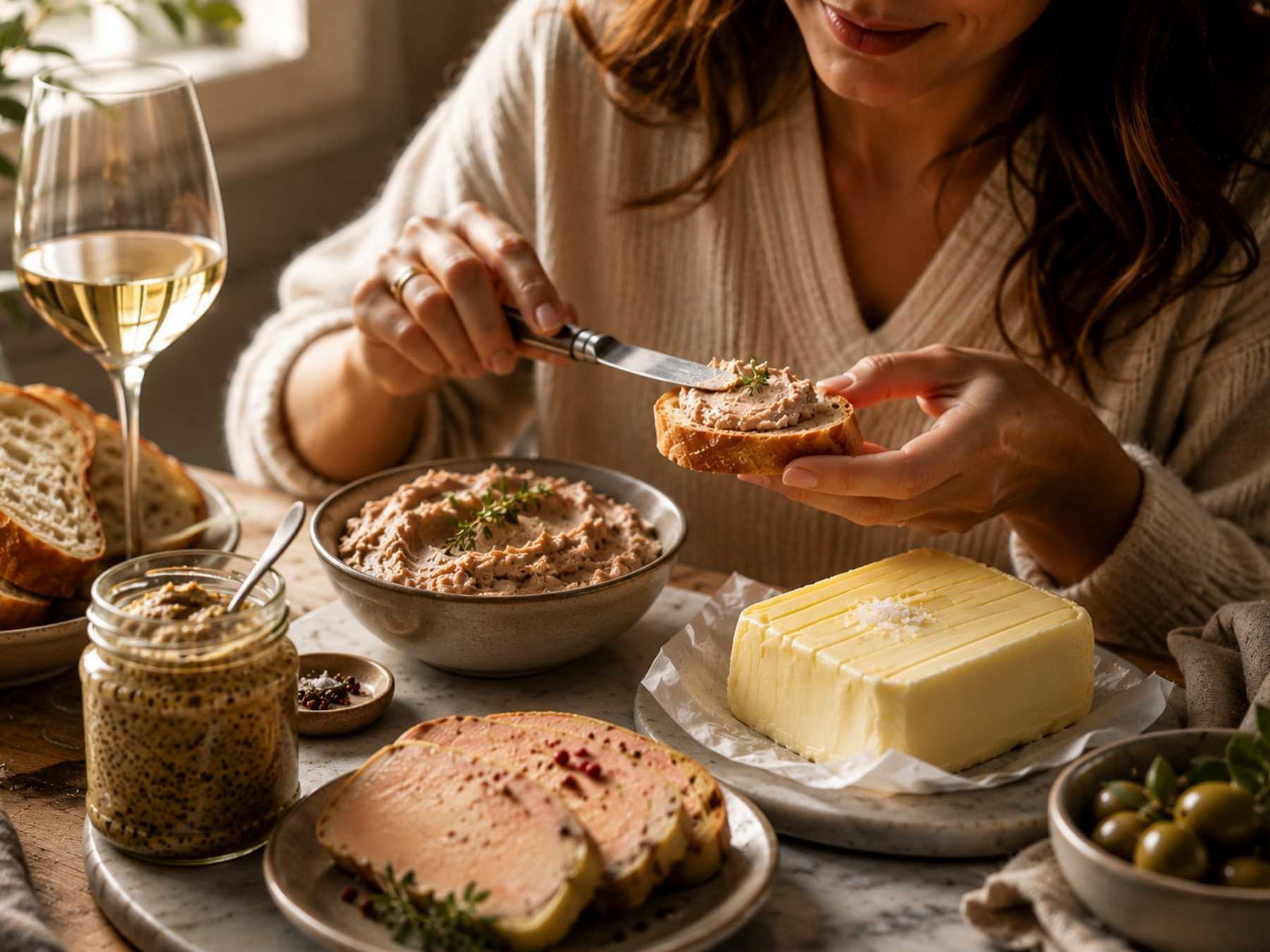 trying gourmet products