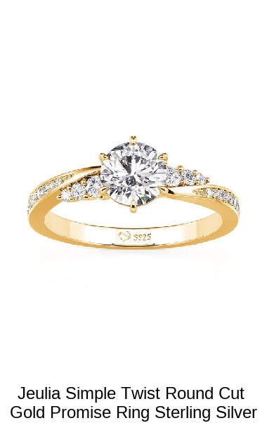 Jeulia Twist Heart Cut Sterling Silver Ring