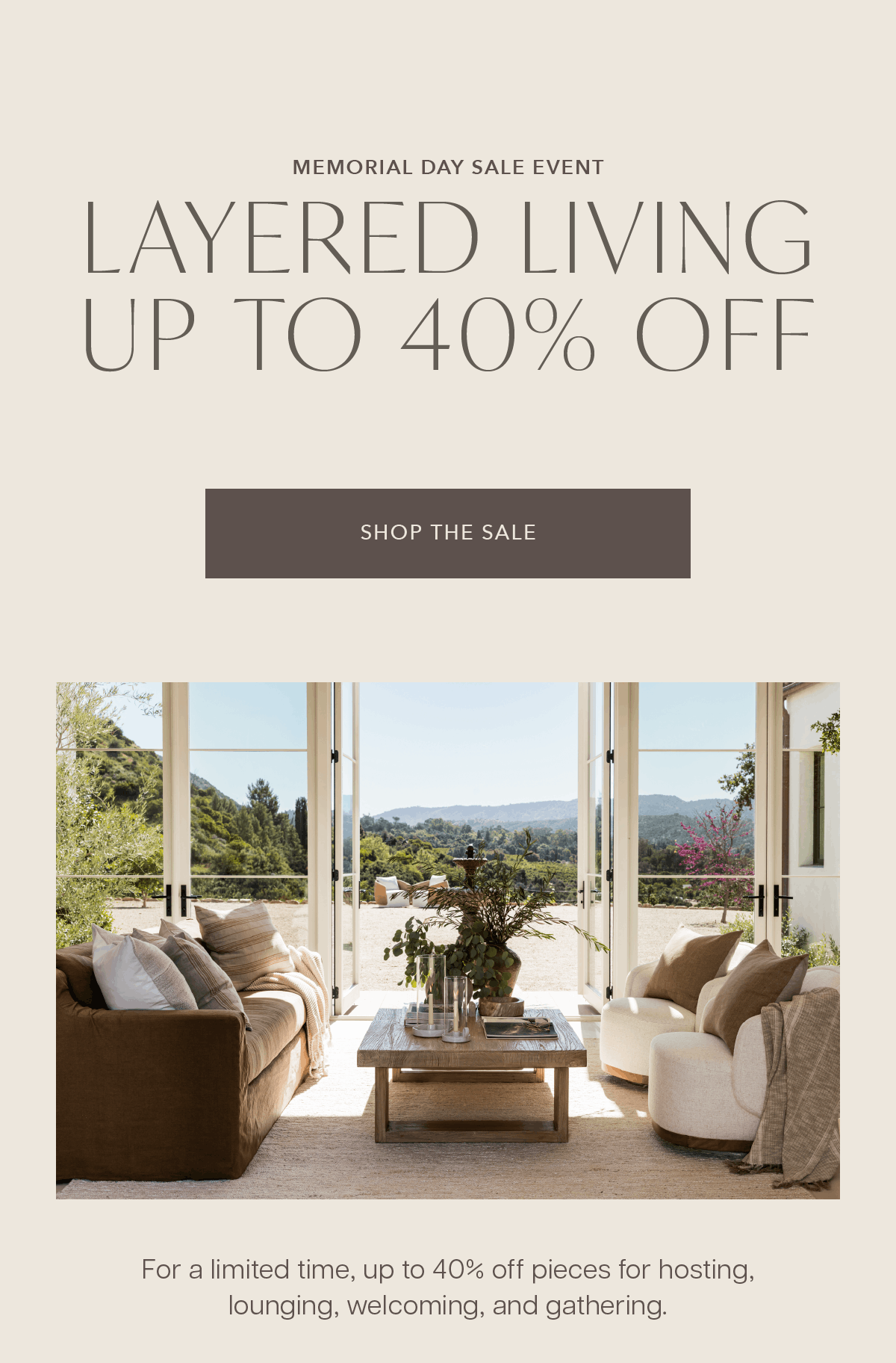 Layered Living Up to 40% Off 