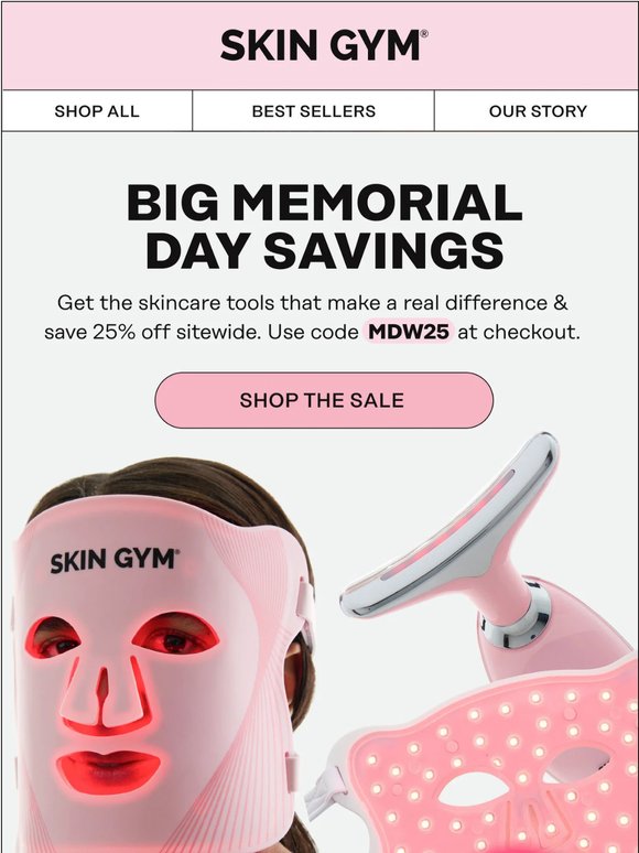 Reminder: 25% off sitewide