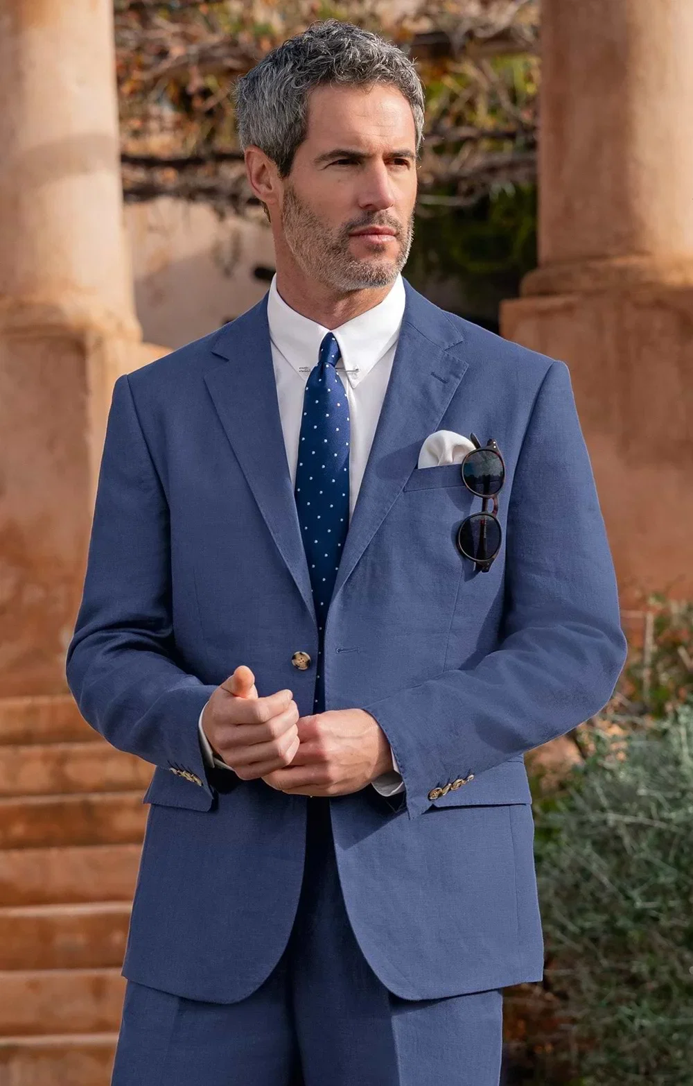 House of Bruar Men's Linen Single Breast...