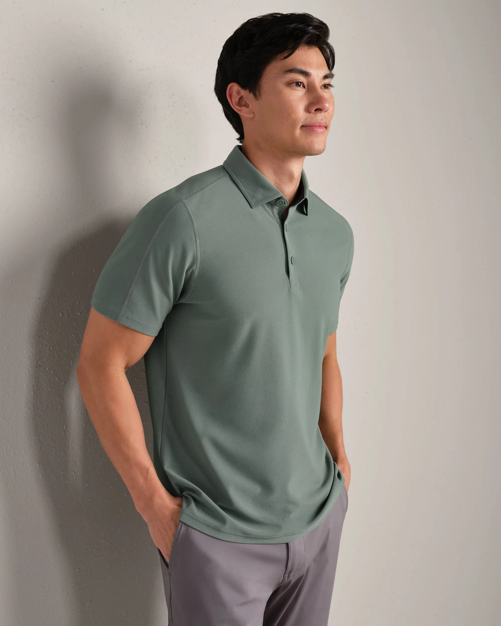 Regatta Pique Polo -- Laurel Green