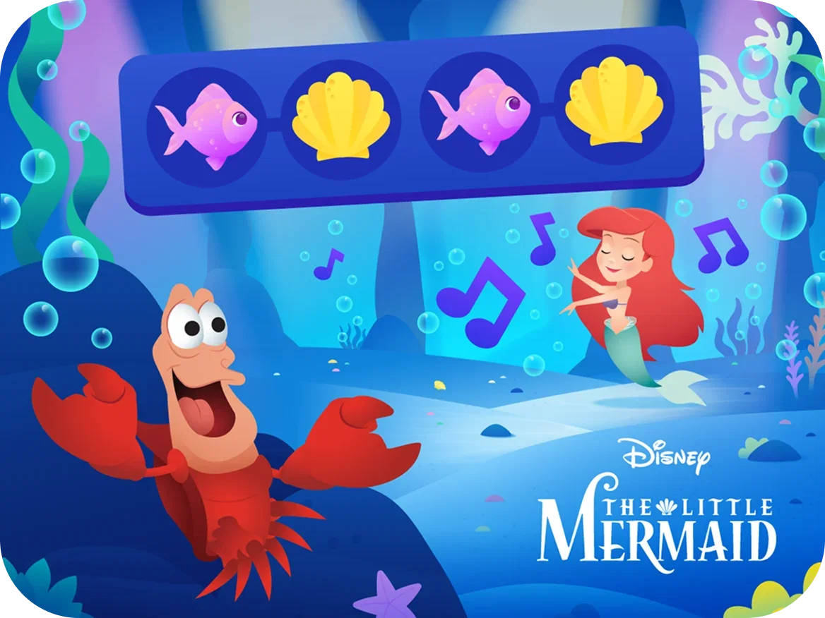 Disney The Little Mermaid: Ariel's Pattern Dance