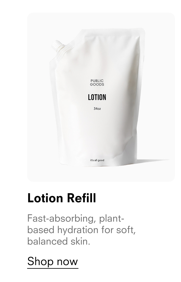 Lotion refill