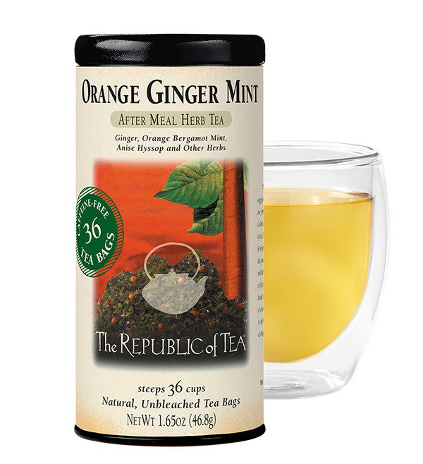 Orange Ginger Mint Herbal Tea Bags