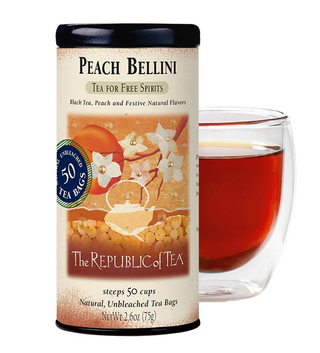 Peach Bellini Black Tea Bags