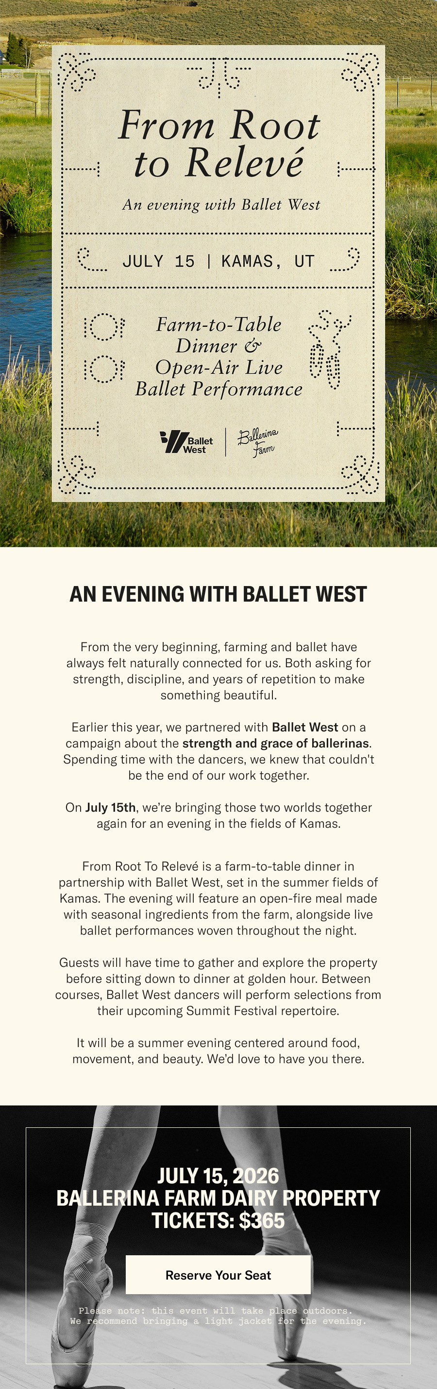 Ballerina Farm | Events