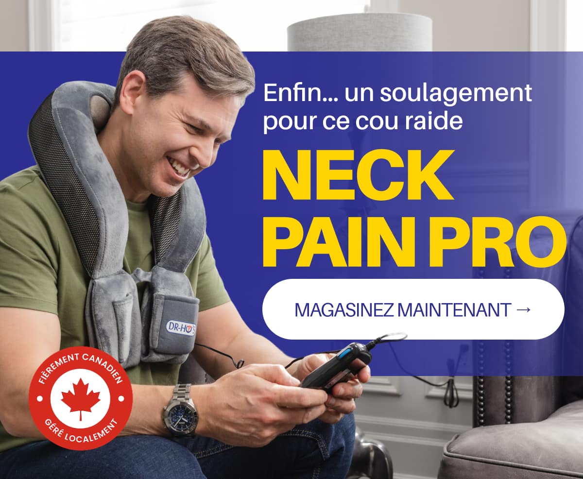 Enfin... du soulagement pour ce cou raide Neck Pain Pro