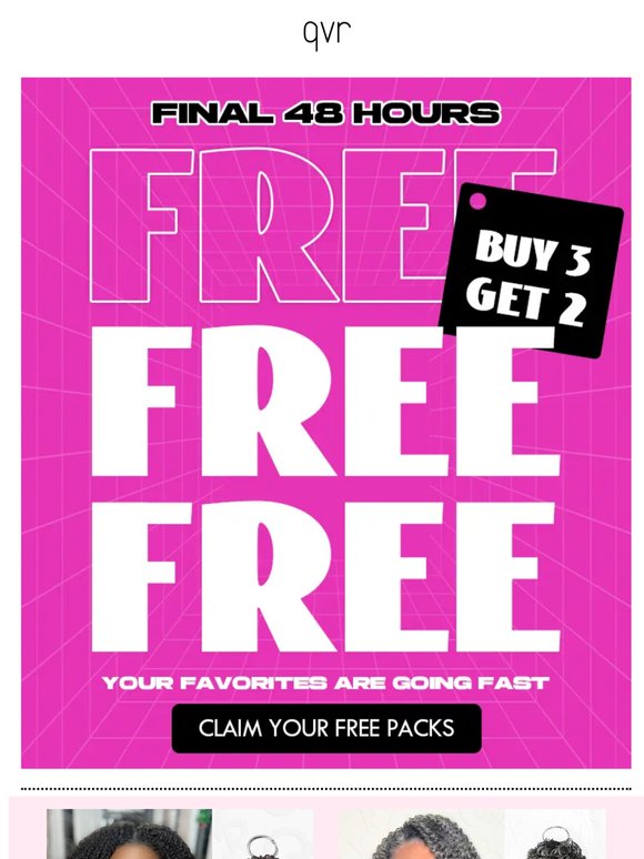 Running Low 🚨 Buy 3 Get 2 FREE Ends Soon
