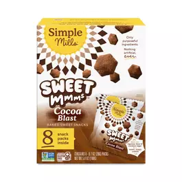  Simple Mills Sweet Mmms Baked Sweet Snacks, Cocoa Blast, Snack Packs