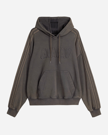 Women's Avavav Shoulderless Hoodie Carbon
