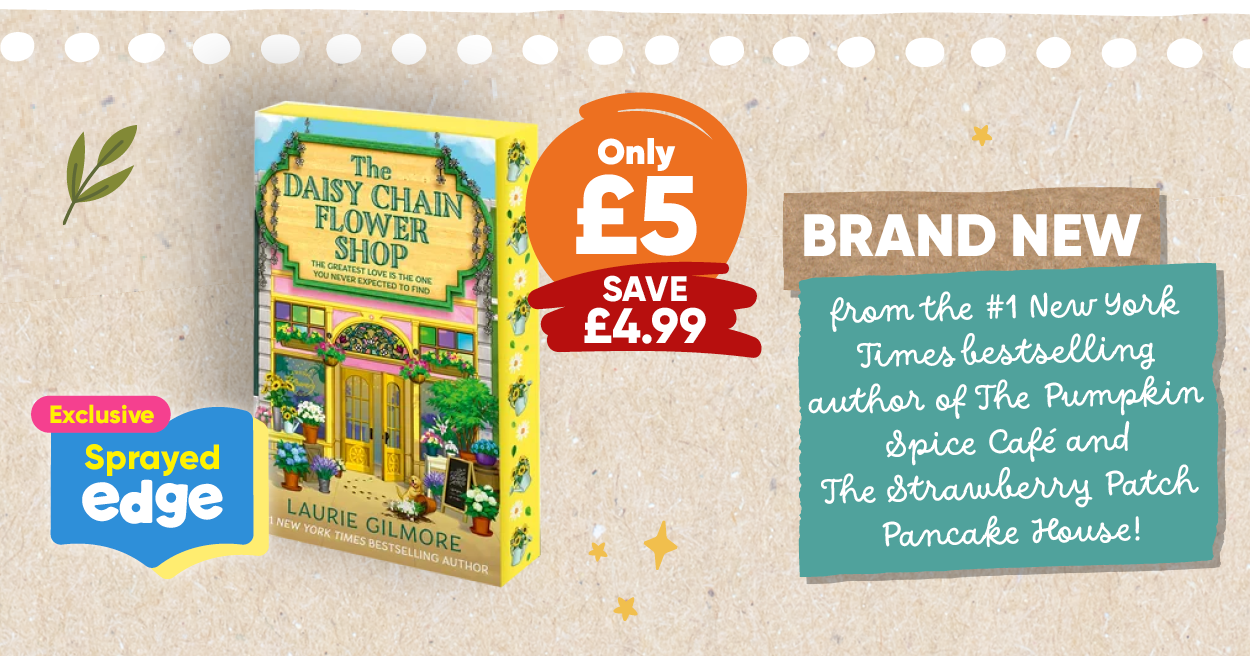 The Daisy Chain Flower Shop: Exclusive Sprayed Edge.. Only £5 save £4.99. Brand new from the #1 new york times bestselling author of the pumkpin spice cafe and the strawberry patch pancake house!