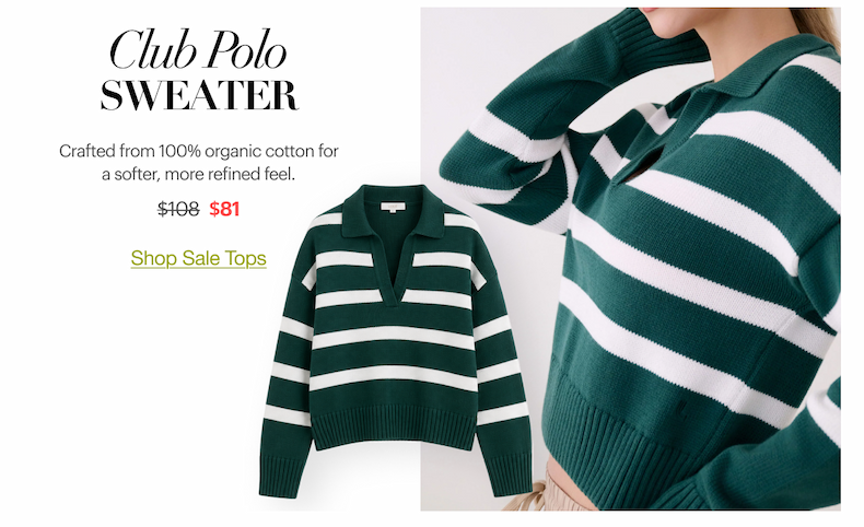 Club Polo Sweater