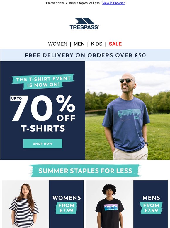 Shop Up to 70% Off T-Shirts