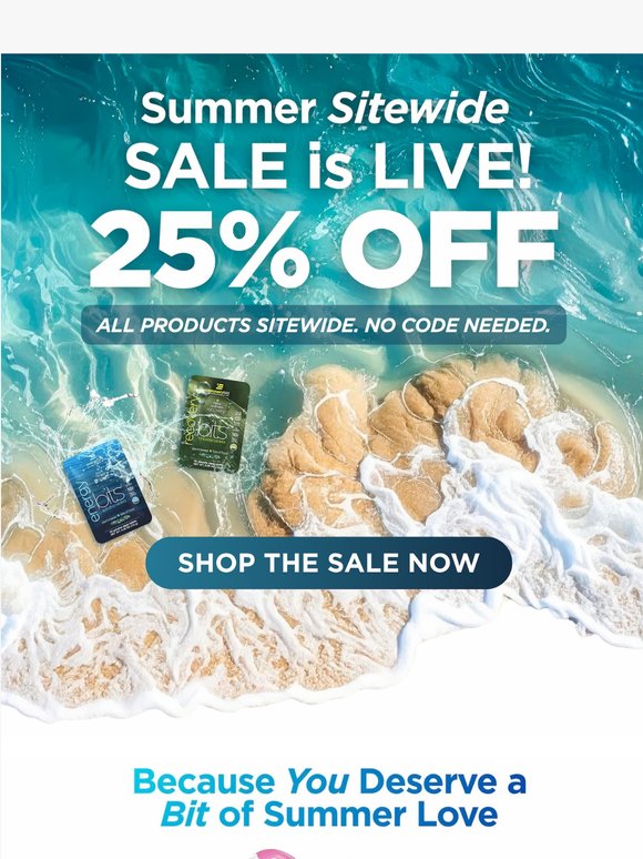 🌊 Dive into Summer: 25% OFF Sitewide!