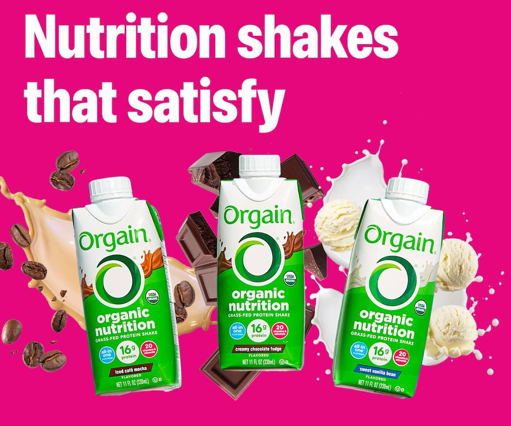 25% OFF Organic Nutrition Shakes