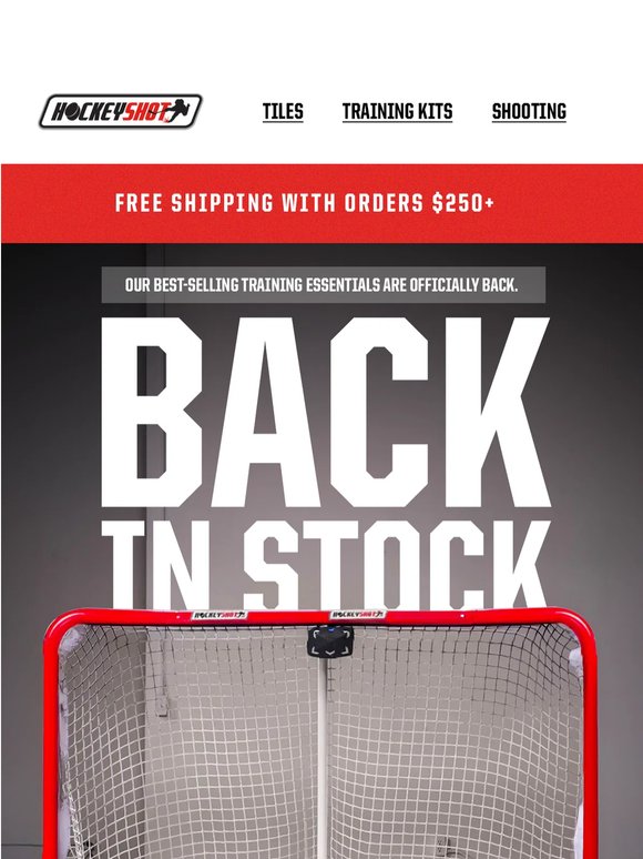 Back In Stock, Back In Action 🥅