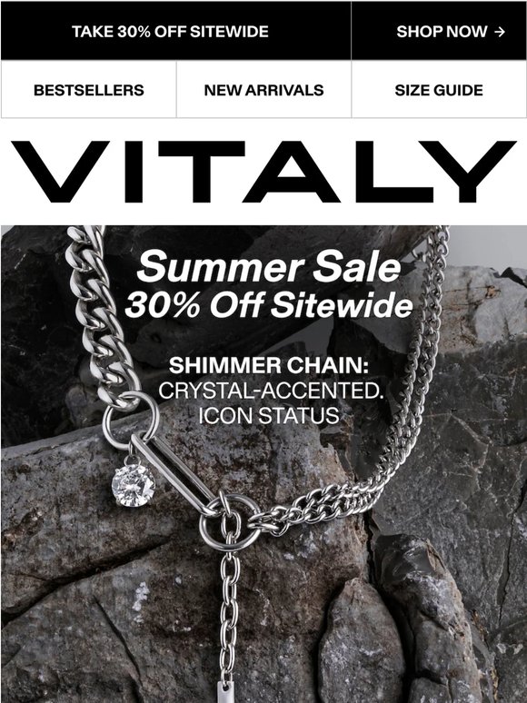 Shop 30% off sitewide
