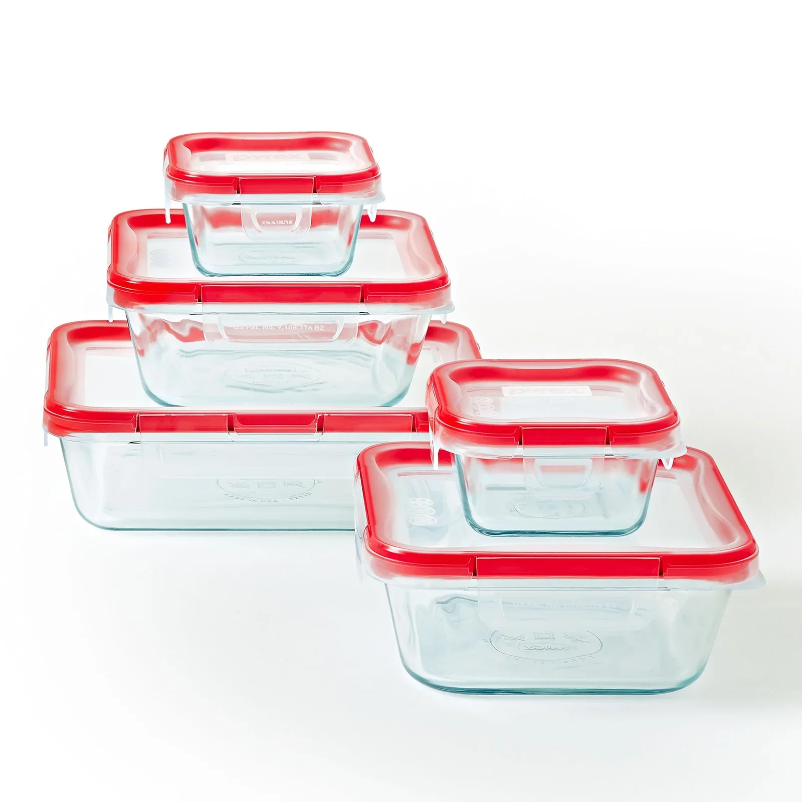 Image of Pyrex® Freshlock™ 10-piece Glass Storage Set
