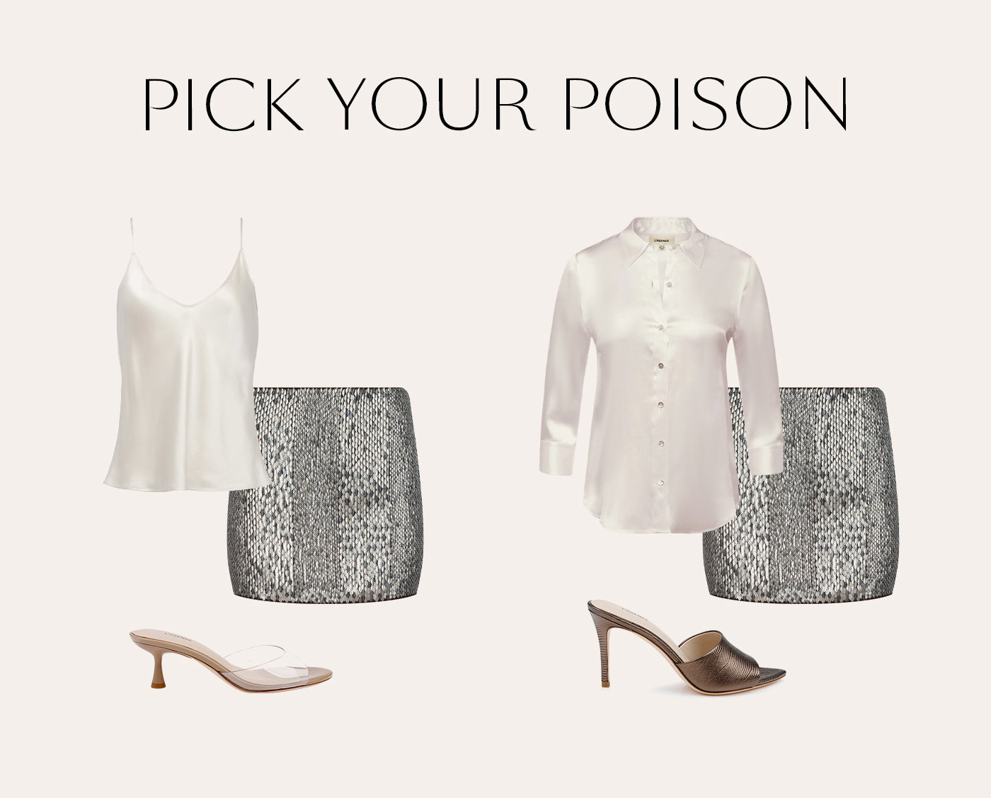 PICK YOUR POISON