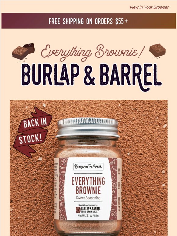 Instant Brownie Seasoning in a Jar 🍫