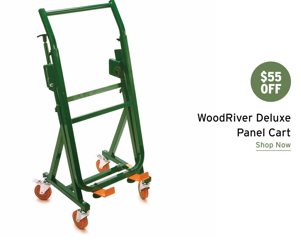 WoodRiver Deluxe Panel Cart
