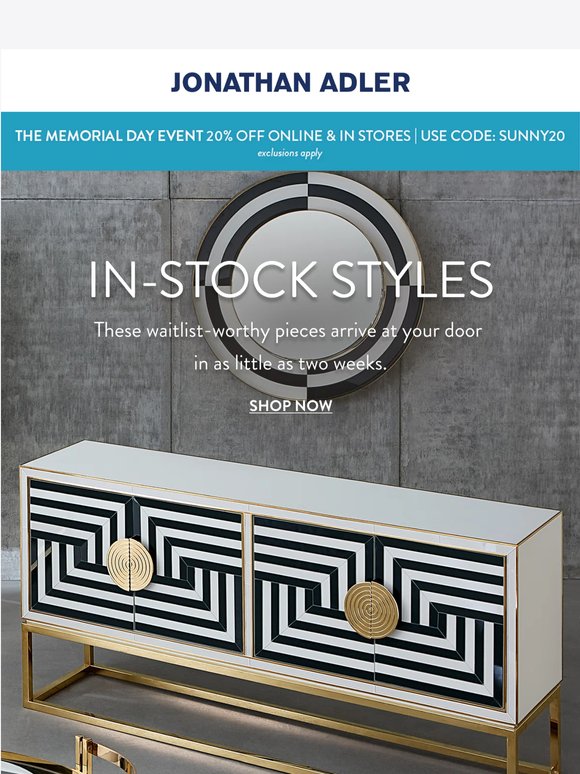 20% OFF, IN-STOCK & READY TO SHIP