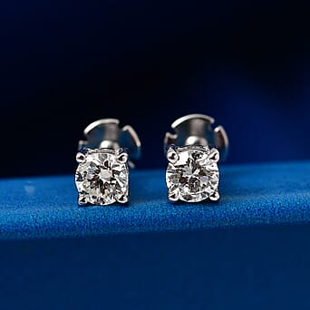 LUXURIANT 0.50 Ct. Lab Grown Diamond Solitaire Stud Earring