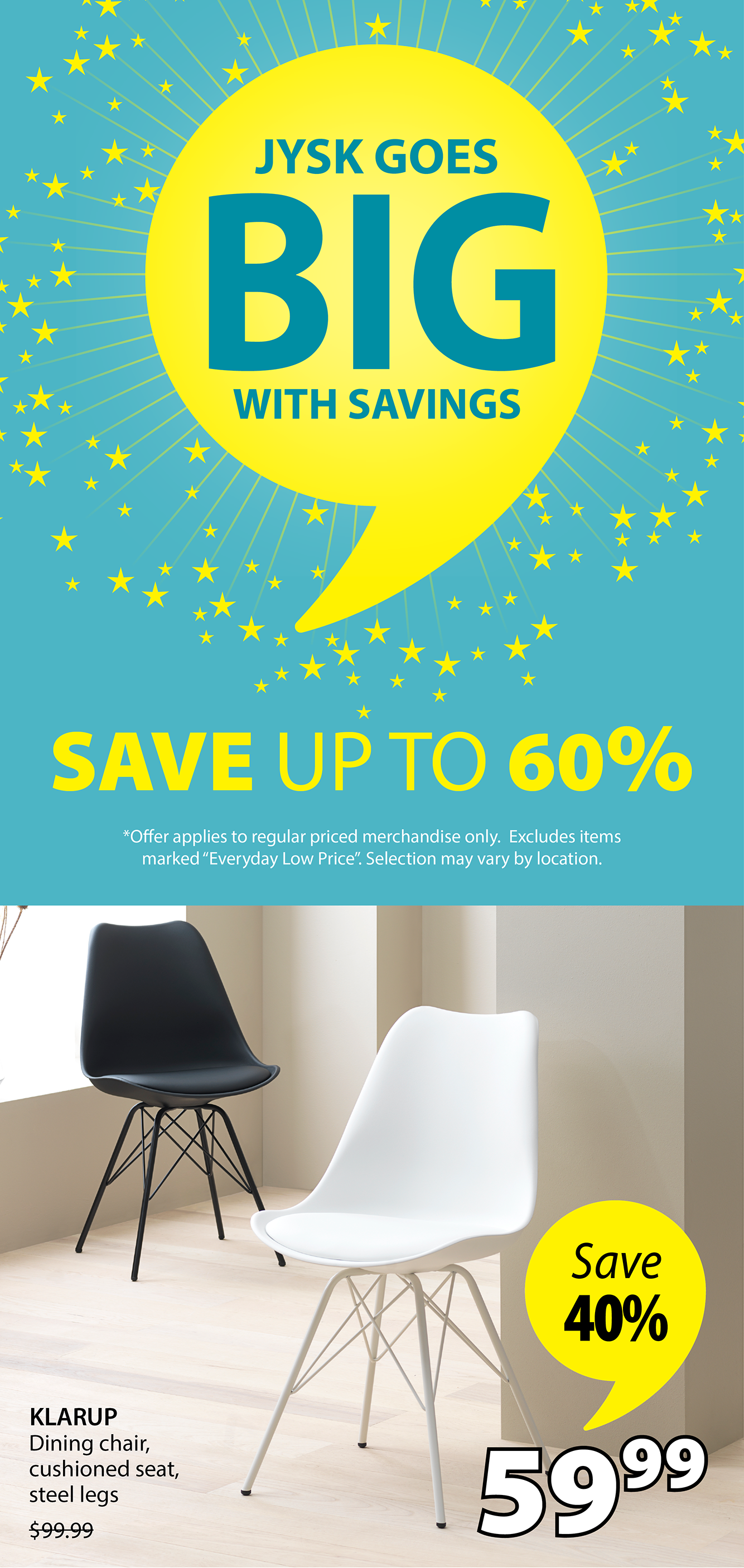 SAVE UP TO 60% | KLARUP Save 40%