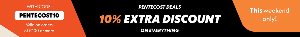 Pentecost Specials Banner – 10% Extra Discount
