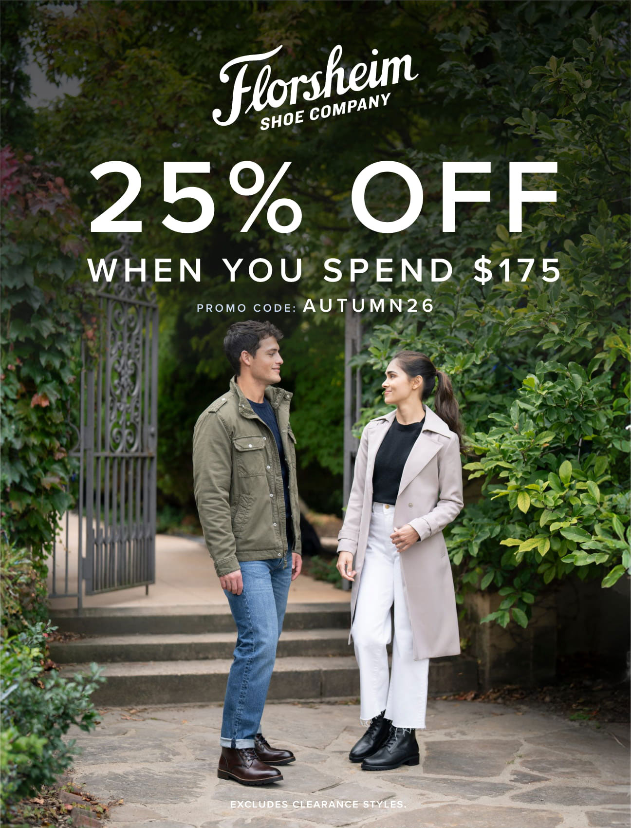 25% Off When You Spend $175