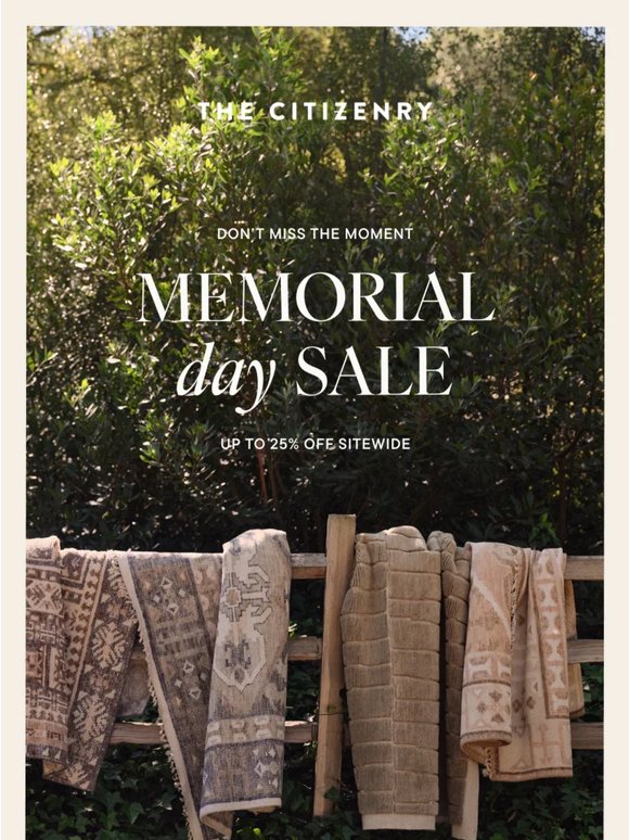 Shop the Memorial Day Sale