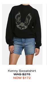 KENNY SWEATSHIRT GOLD WINGS BLACK