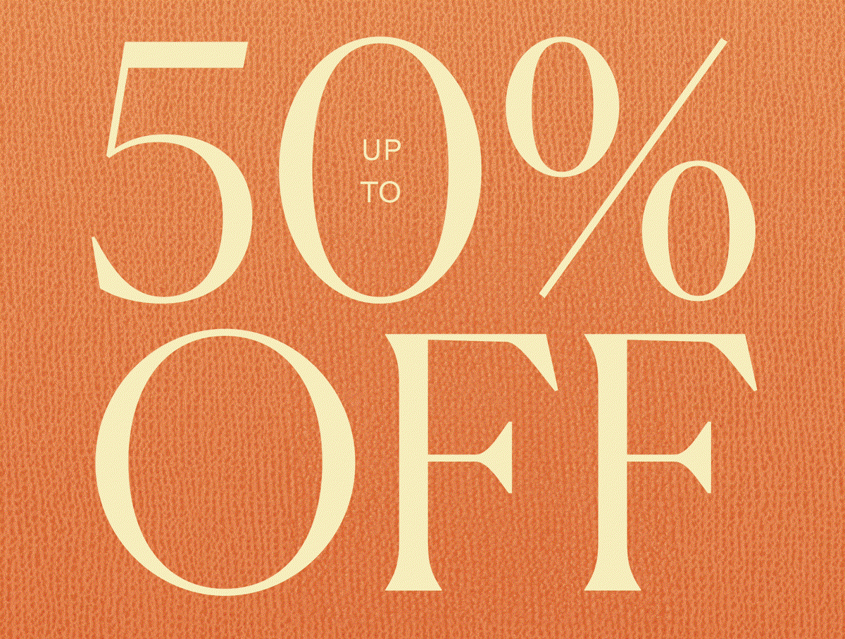 Up to 50% Off