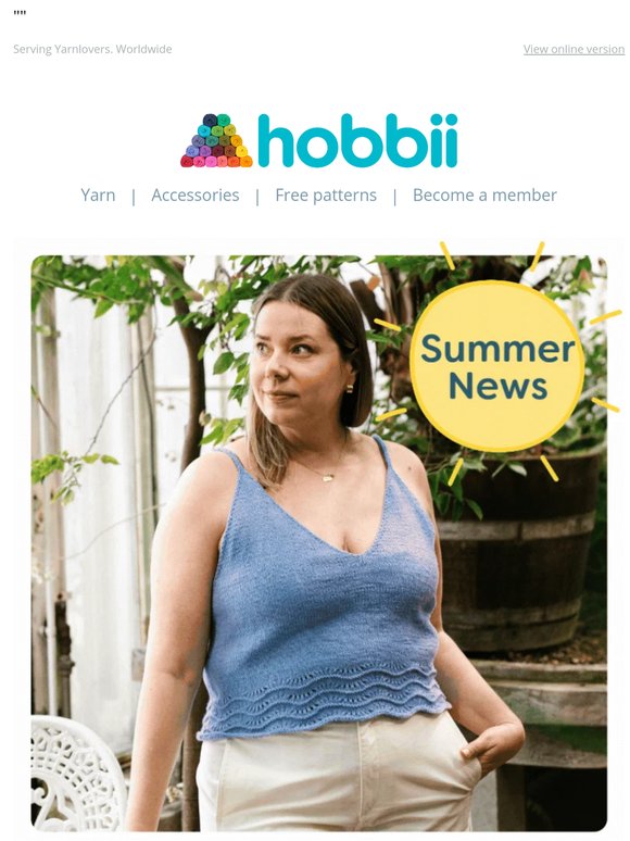 Fresh summer knits from Sari Nordlund ☀️