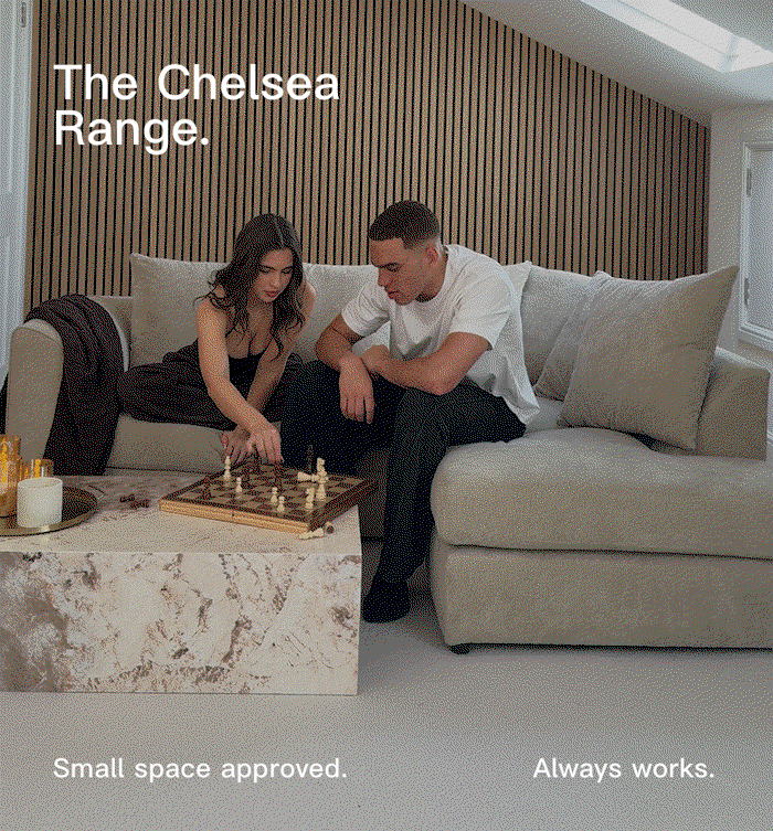 The Chelsea Range. Small space approved. Always works. 