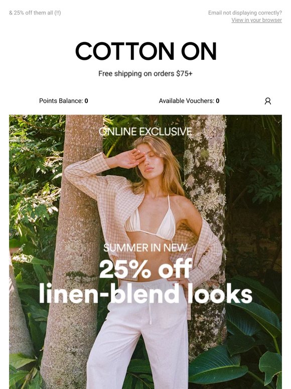 Summer's best linen-blend looks