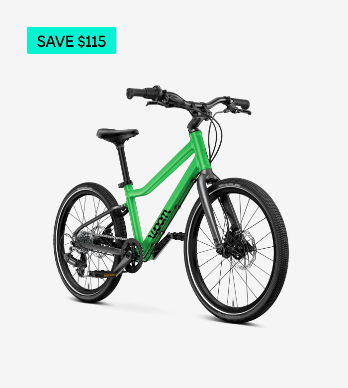 woom EXPLORE 4 in jungle green