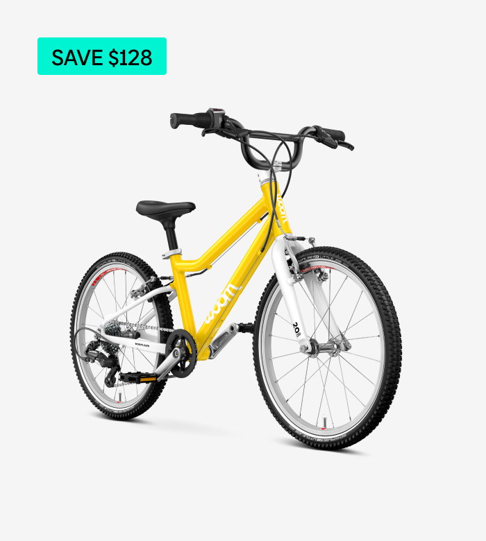 woom GO 4 in vibrant yellow