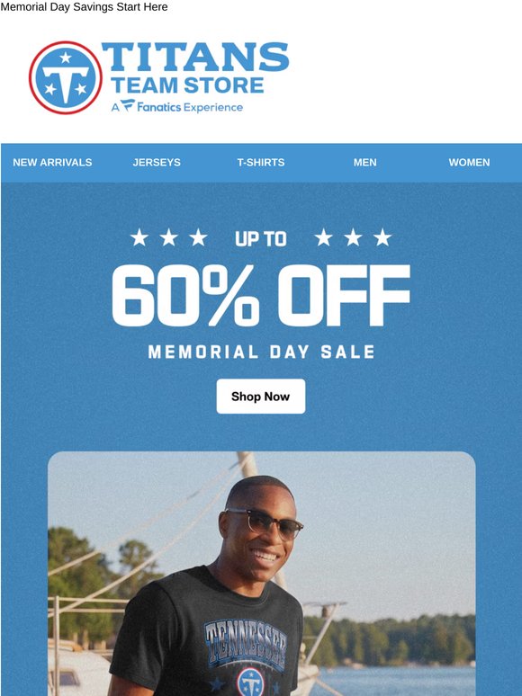 Shop Up To 60% Off Titans Gear Now!
