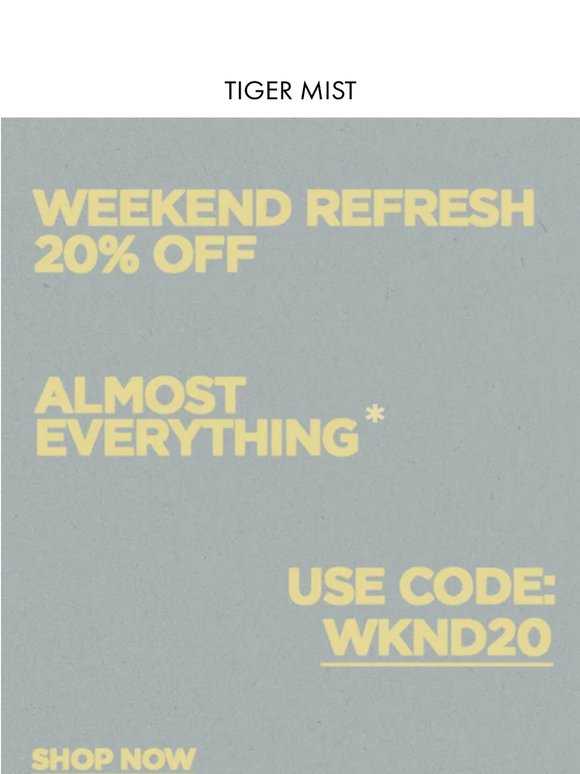 Summer's Still going. So is the Sale.