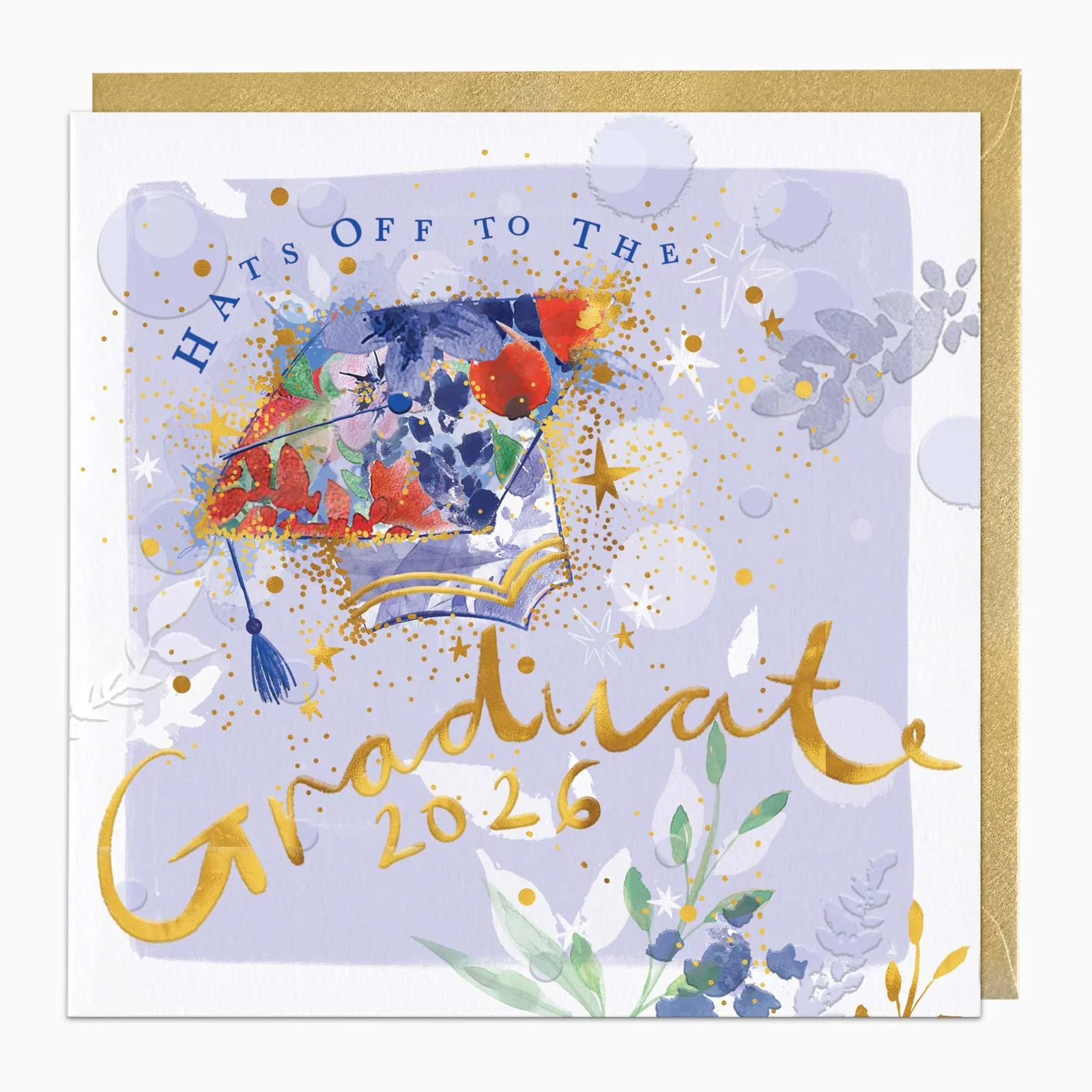 Image of H322 - Hat's Off Graduation Card