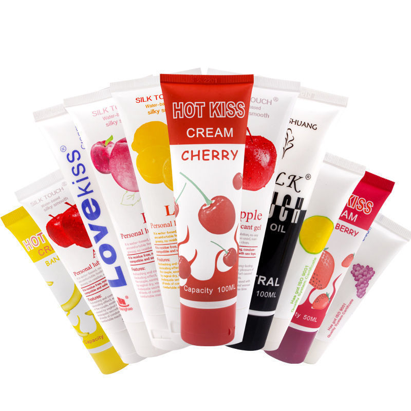 Multiple Flavored Lubricant – Water-based Toy-Friendly Intimate Body Lube (50ml / 100ml) Strawberry Cherry Peach Lemon Lube