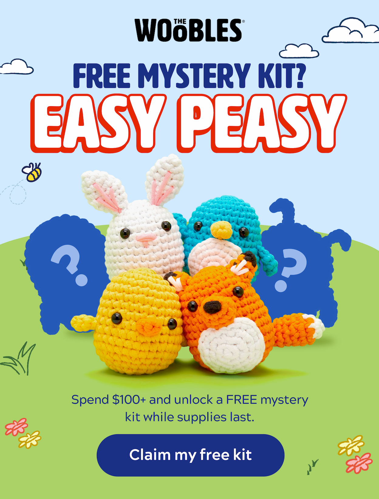 Free mystery kit? Easy Peasy [Shop now]