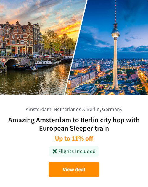 Amazing Amsterdam to Berlin city hop with European Sleeper train