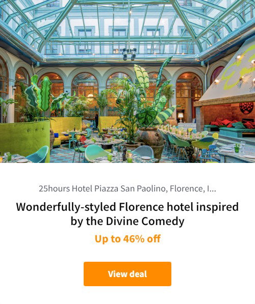 Wonderfully-styled Florence hotel inspired by the Divine Comedy
