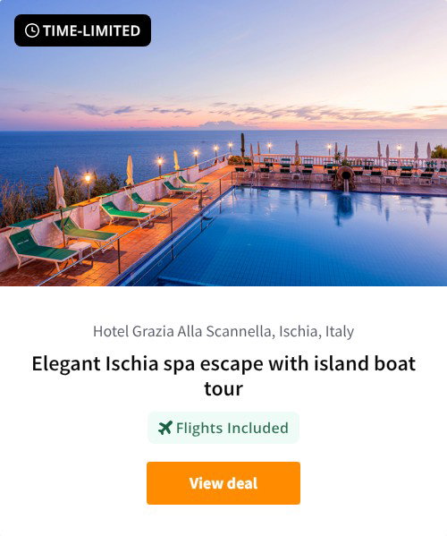 Elegant Ischia spa escape with island boat tour